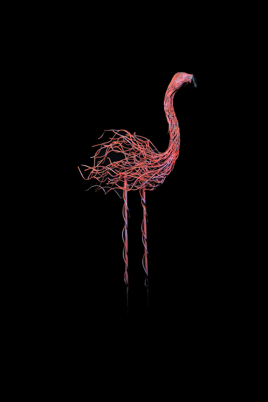 Self-Taught Sculptor Creates Beautiful Art From Scrap Metal