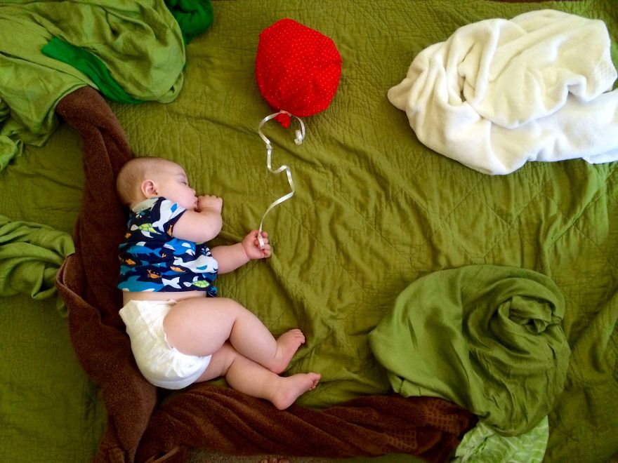 With The Help Of Household Items, I Like To Send My Son On Magical Adventures While He Sleeps