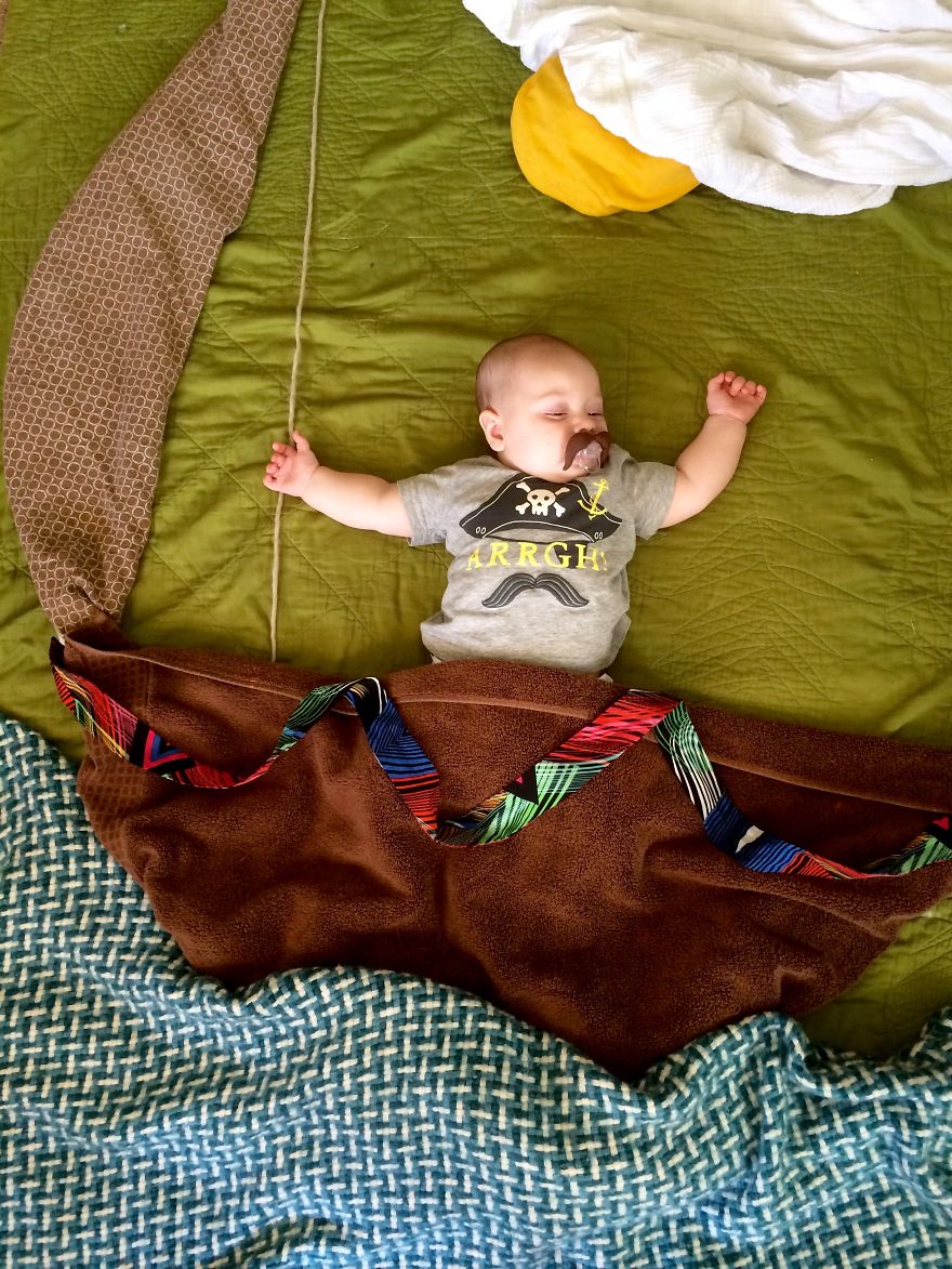 With The Help Of Household Items, I Like To Send My Son On Magical Adventures While He Sleeps