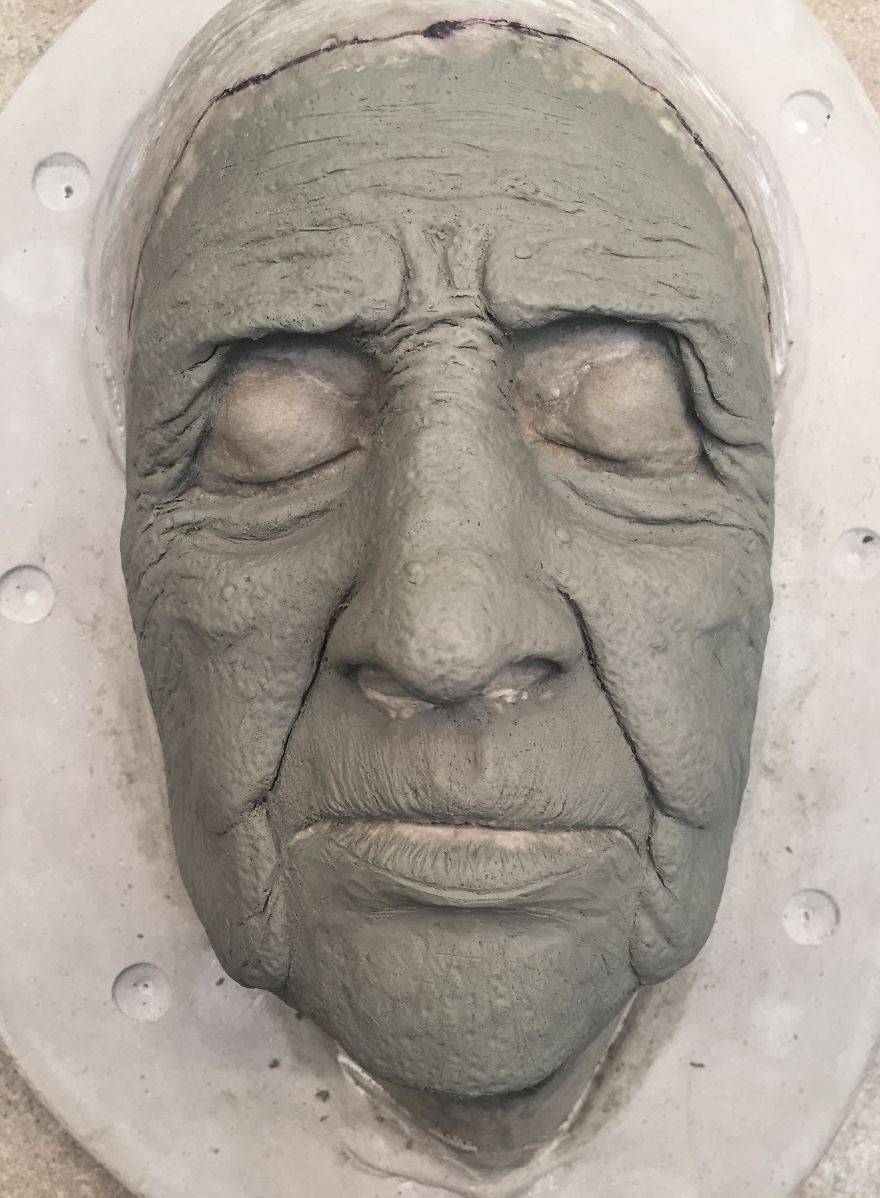 Makeup Student Creates Realistic Old Age Prosthetic