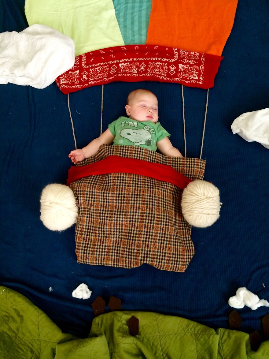 With The Help Of Household Items, I Like To Send My Son On Magical Adventures While He Sleeps