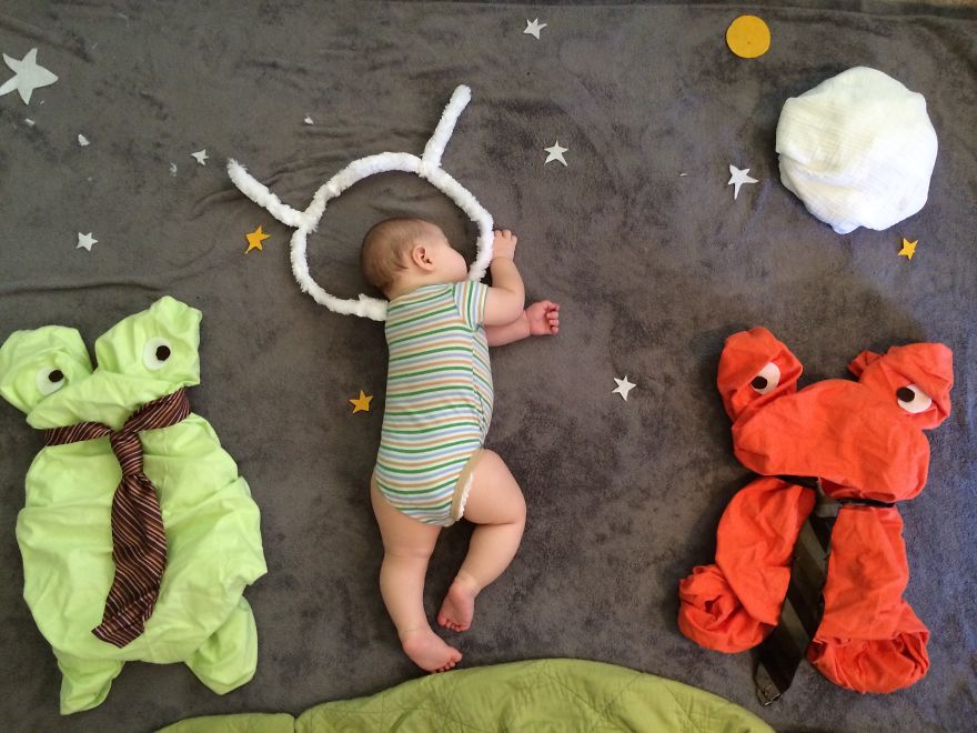With The Help Of Household Items, I Like To Send My Son On Magical Adventures While He Sleeps