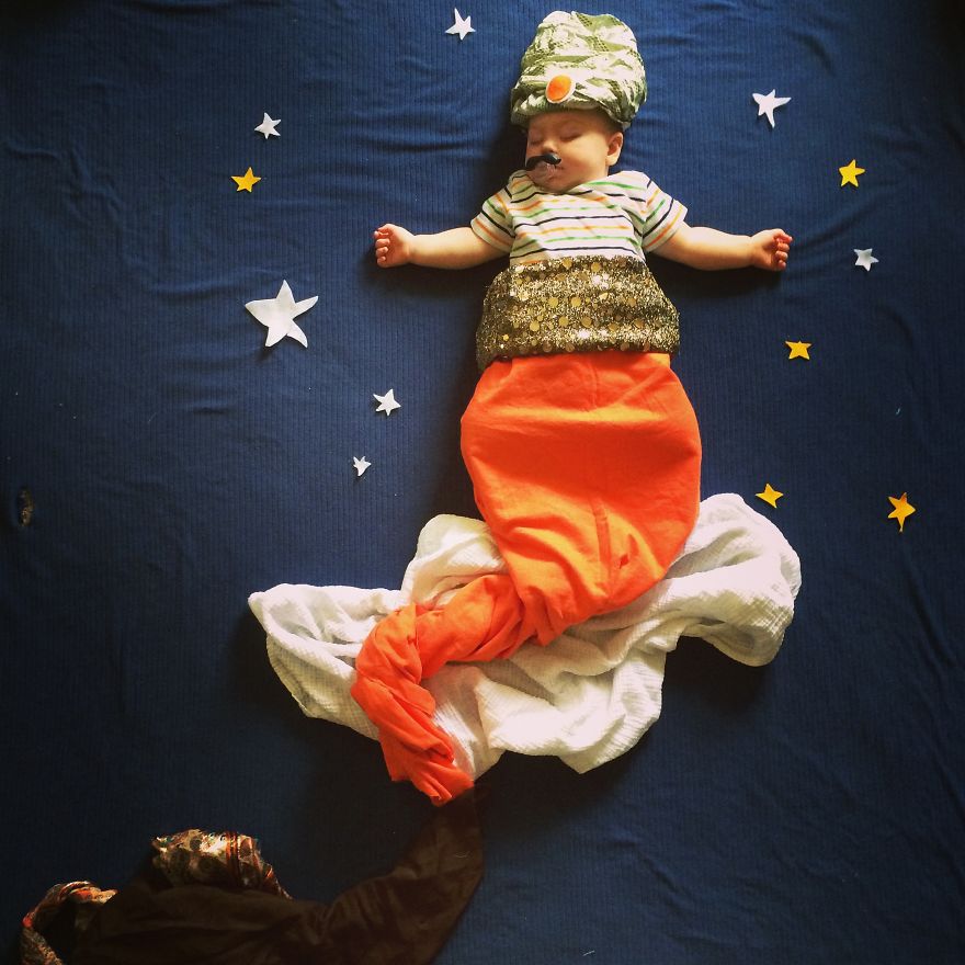 With The Help Of Household Items, I Like To Send My Son On Magical Adventures While He Sleeps