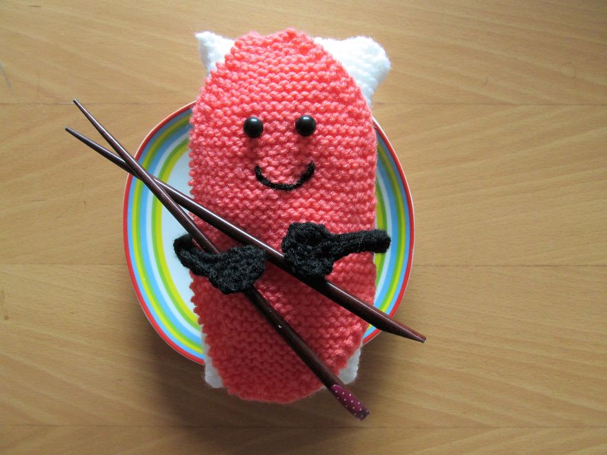 Knit Your Own Amazingly Cute Sushi