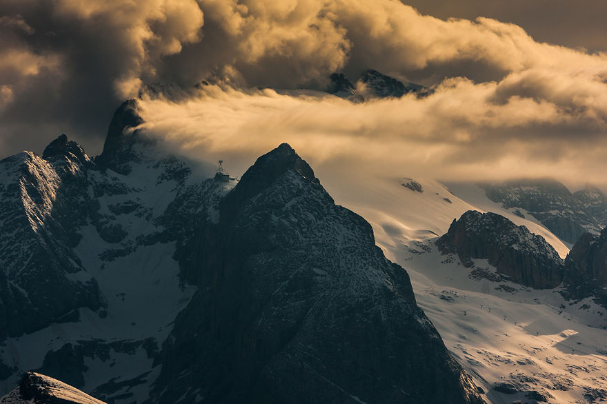 Marmolada, View From Passo Giau