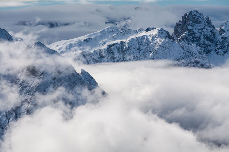 Marmolada, View From Sass Pordoi