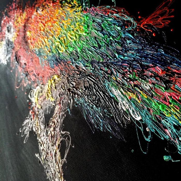 I'm A Nurse And I Use Syringes To Paint In My Free Time