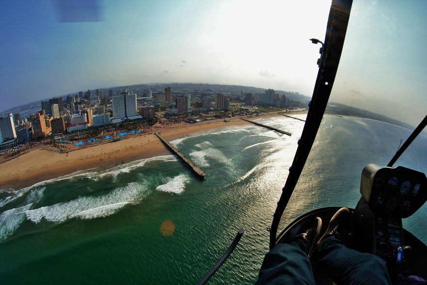 Here What It Looks Like To Fly Around In A
helicopter By Durban Area In Natal-Zulu, South Africa Here What It Looks Like To Fly Around In A
helicopter By Durban Area In Natal-Zulu, South Africa