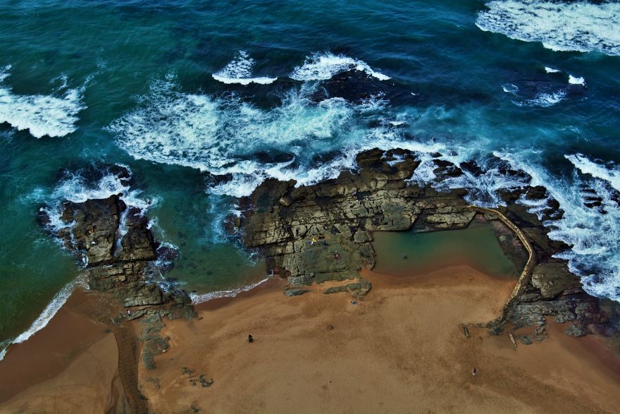 Here What It Looks Like To Fly Around In A
helicopter By Durban Area In Natal-Zulu, South Africa