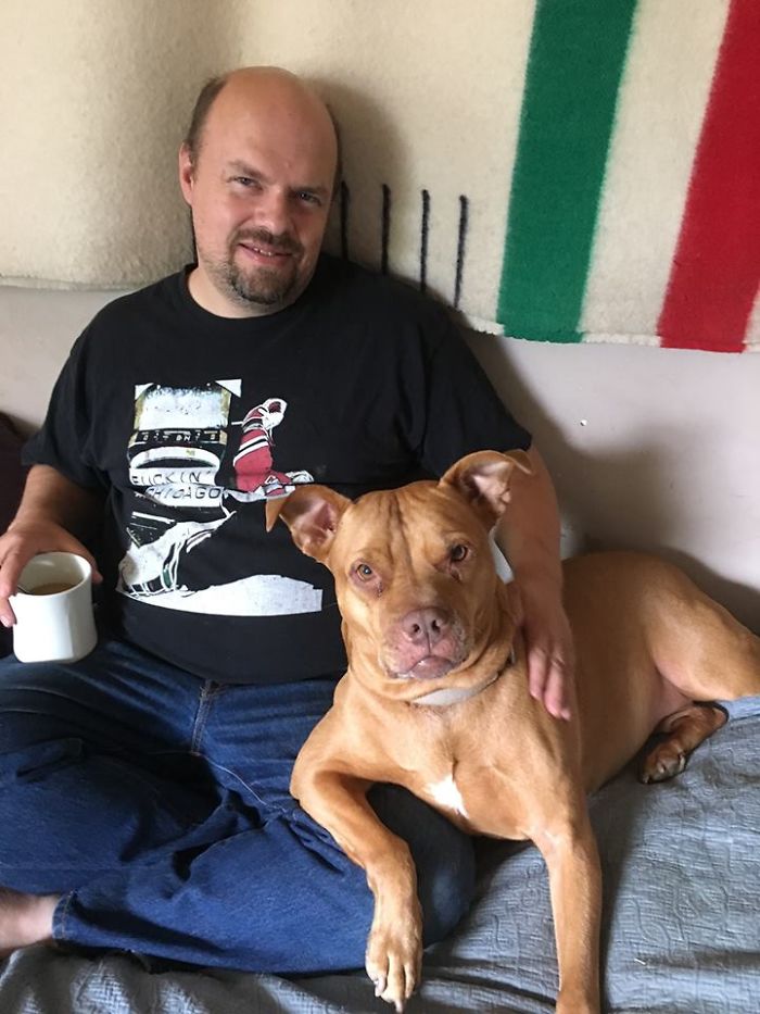 She Likes To Sit Next To Me Like This, All The Time.