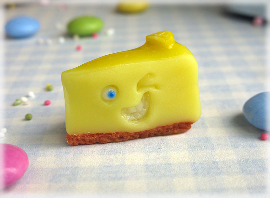 I Make Silly Pun Inspired Polymer Clay Cake And Confectionery Jewellery