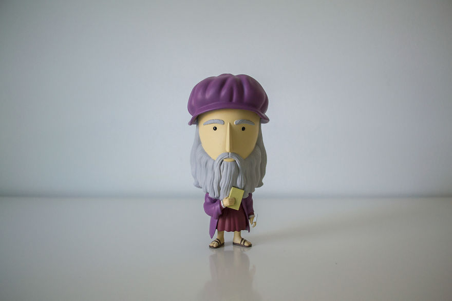 Da Vinci, Vermeer And Rembrandt Turned Into Charming Action Figures