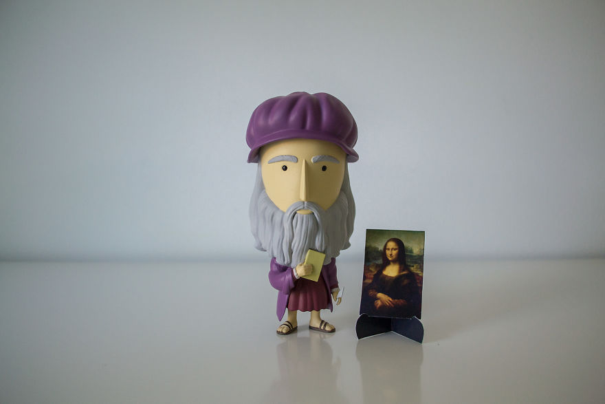 Da Vinci, Vermeer And Rembrandt Turned Into Charming Action Figures Da Vinci, Vermeer And Rembrandt Turned Into Charming Action Figures