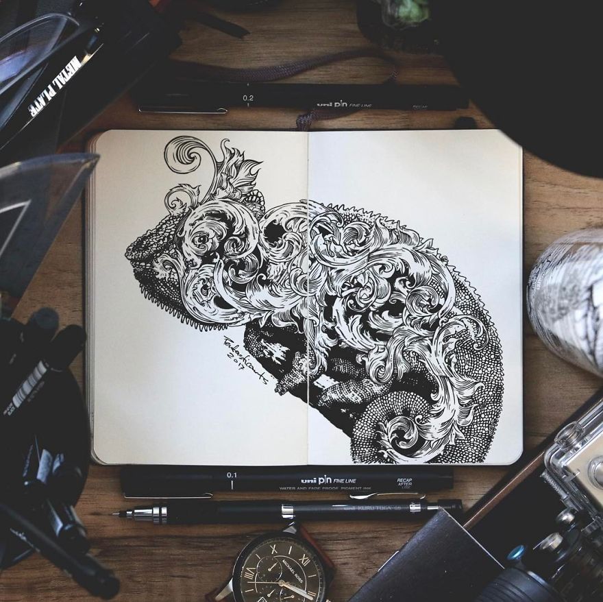 Wild Filigree - Chameleon