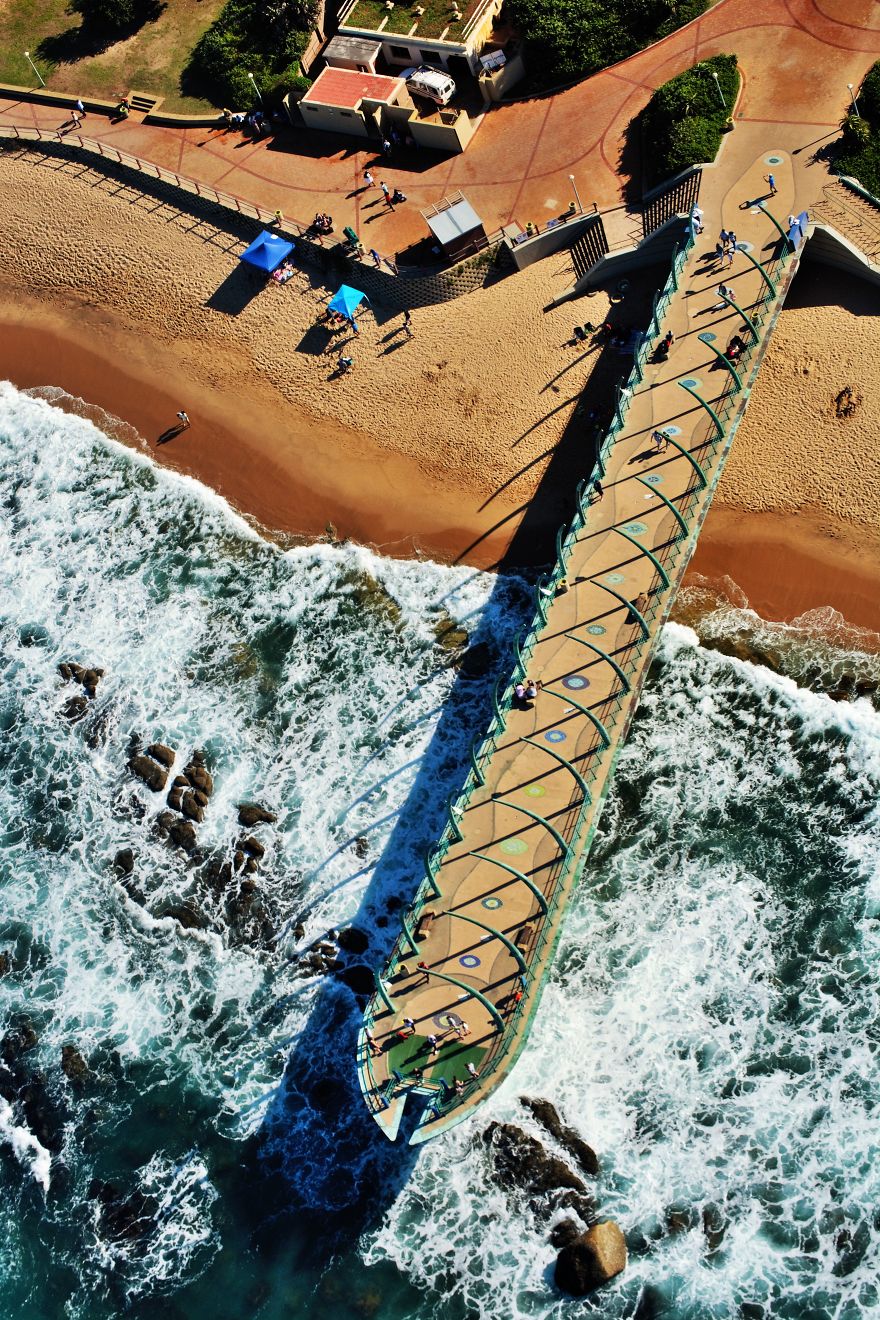 Here What It Looks Like To Fly Around In A
helicopter By Durban Area In Natal-Zulu, South Africa