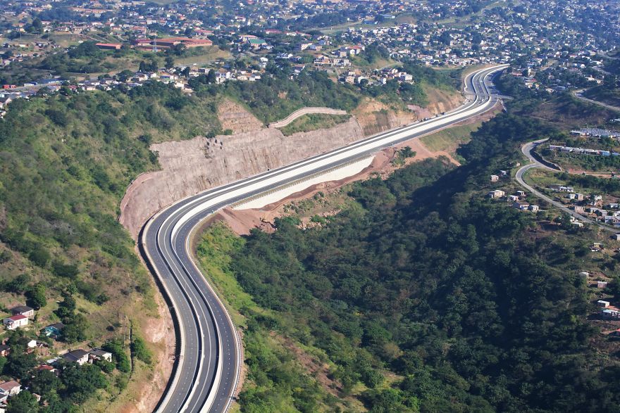 Here What It Looks Like To Fly Around In A
helicopter By Durban Area In Natal-Zulu, South Africa