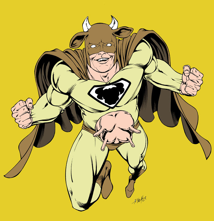 My Superhero Is Udderly Amazing