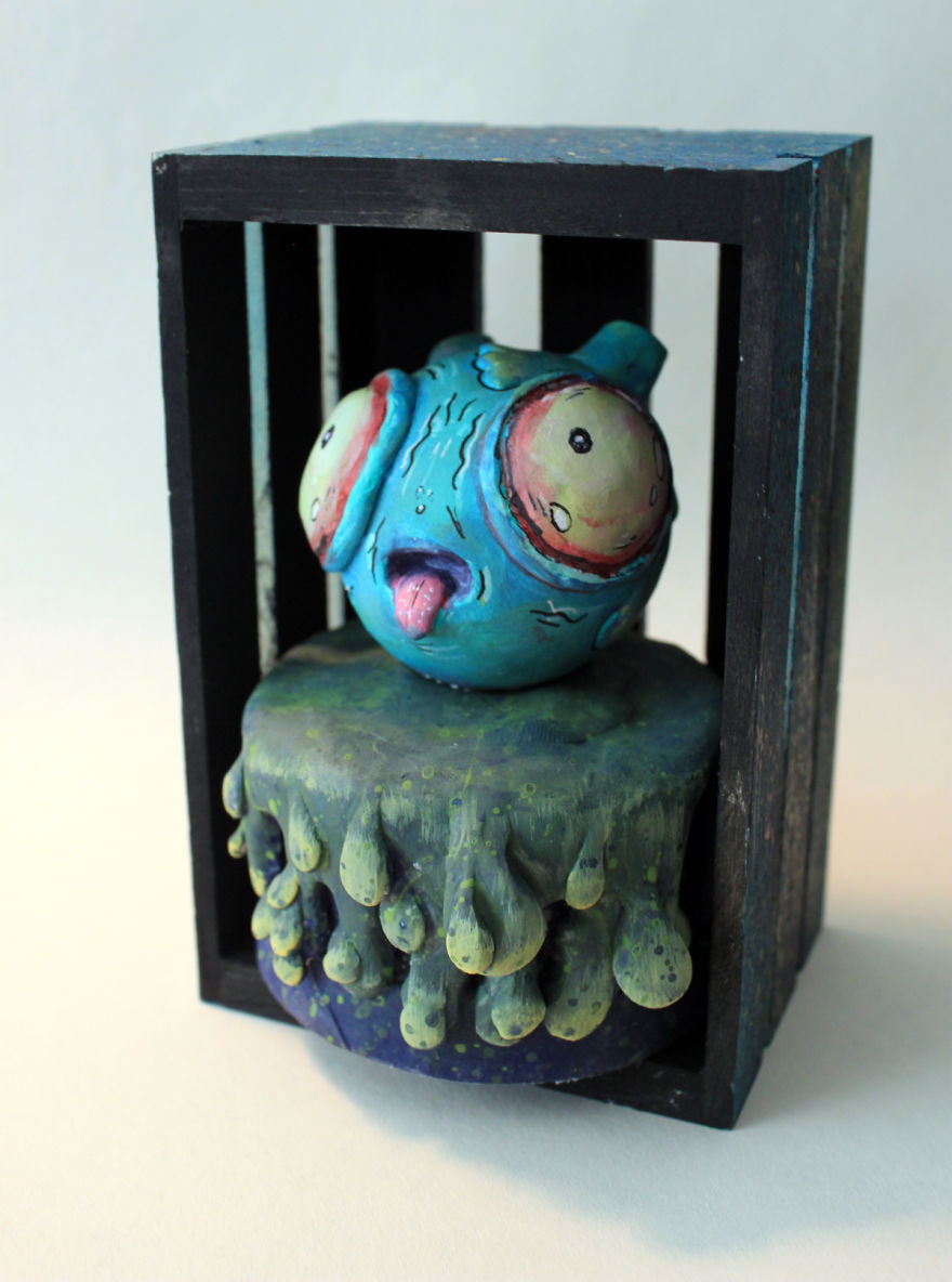 My Girlfriend Sculpted These Little Creatures To Help Cope With Worrisome Health Issues