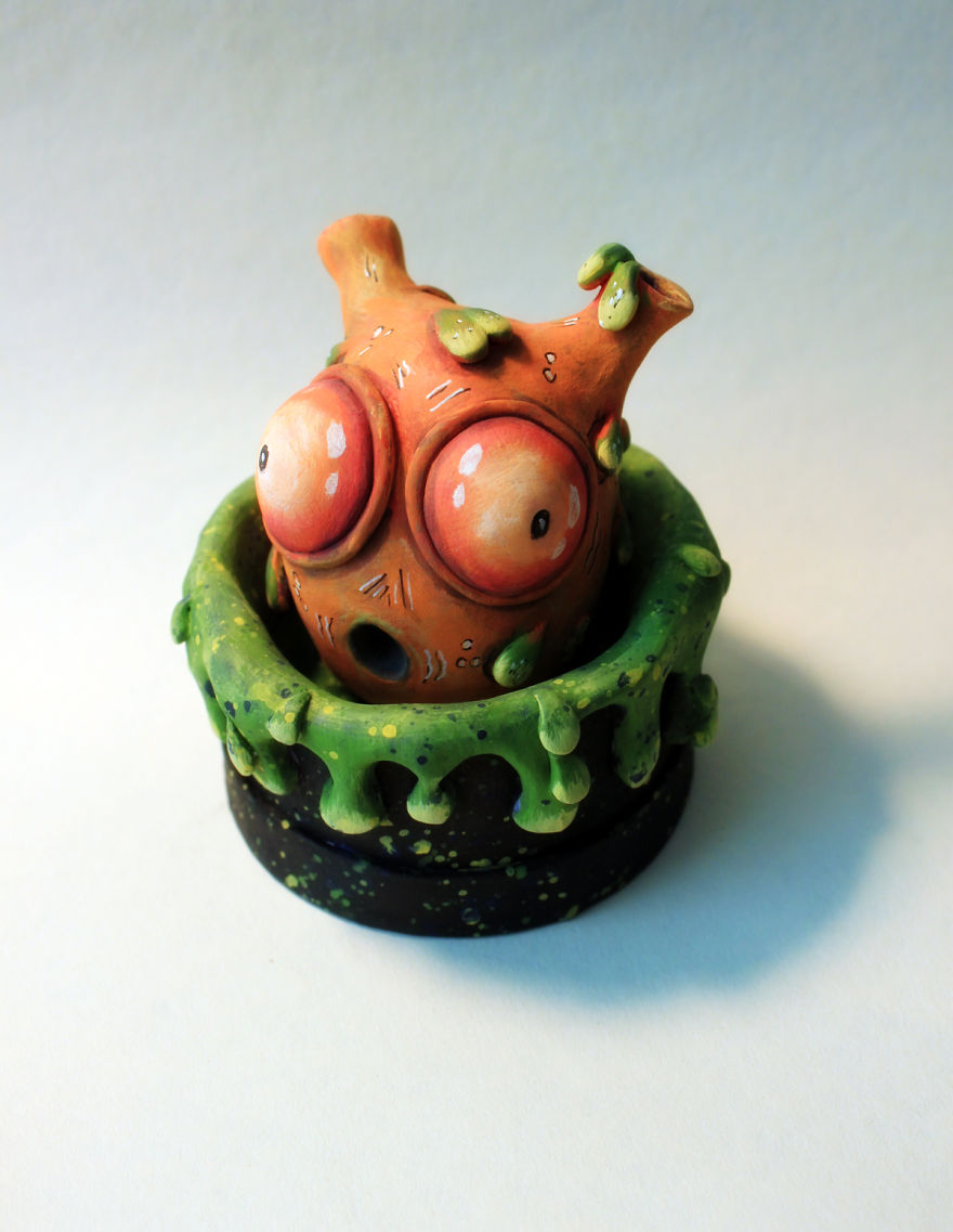 My Girlfriend Sculpted These Little Creatures To Help Cope With Worrisome Health Issues