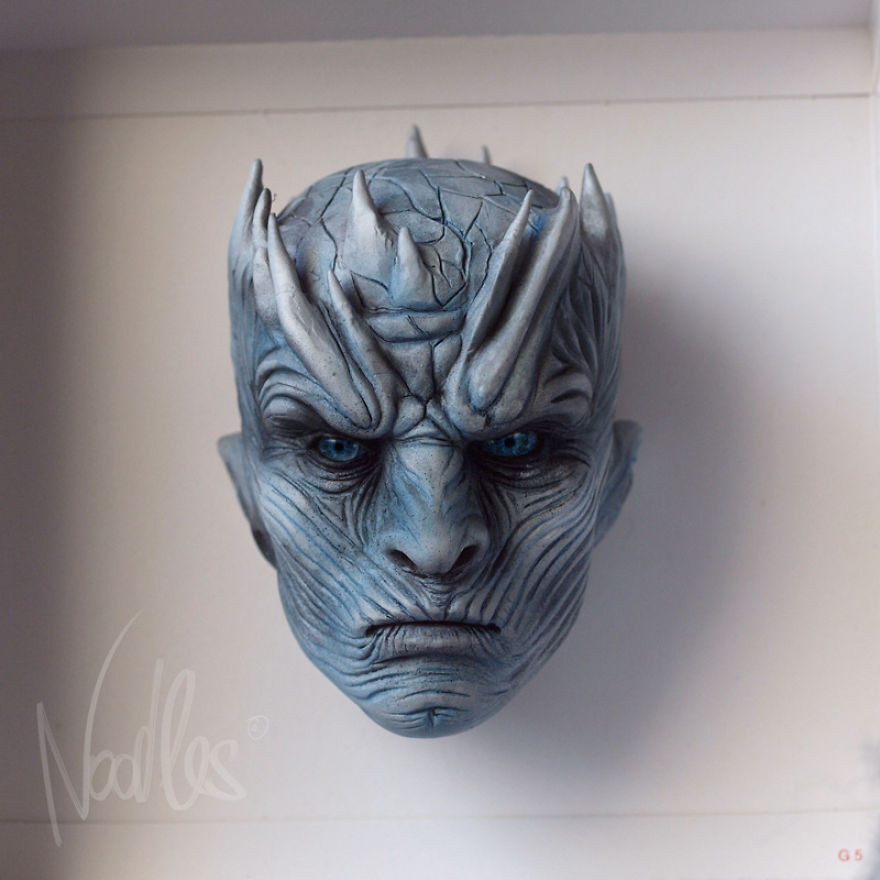 I Created The Night King Of Game Of Thrones From Clay I Created The Night King Of Game Of Thrones From Clay