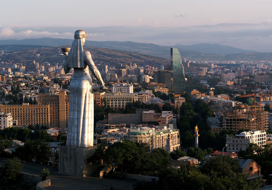 Mother Georgia Above Tbilisi, The Nation’s Capital