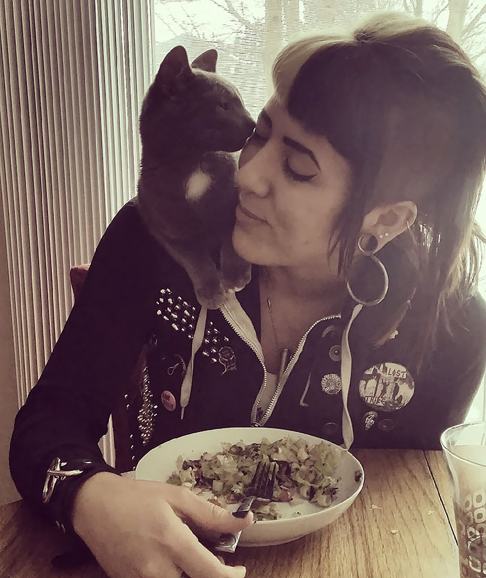 I Am Not A Cat Person. My Mom Found The Most Social Stray