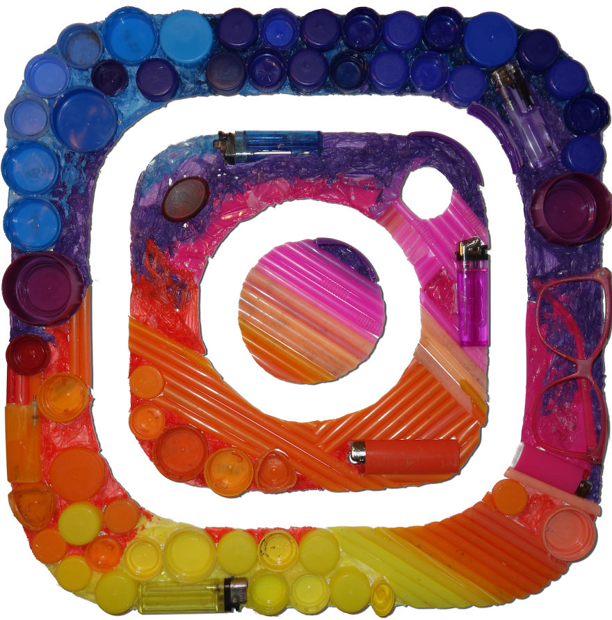 Portrait Made From Trash - The Most Sustainable Advertising Project Of The World