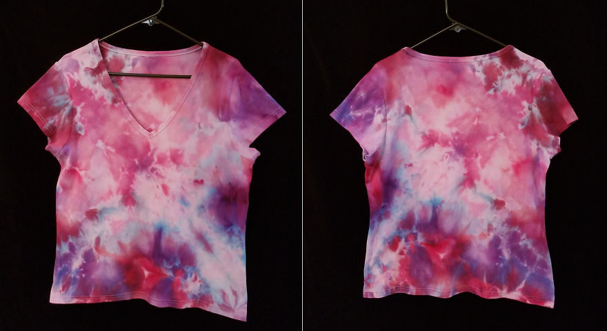 Clothing I Upcycled Using Ice Dying Techniques