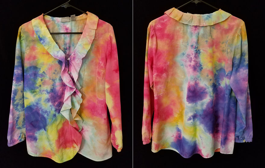 Clothing I Upcycled Using Ice Dying Techniques Clothing I Upcycled Using Ice Dying Techniques