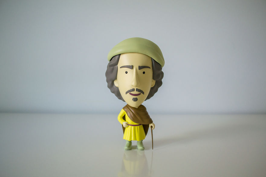 Da Vinci, Vermeer And Rembrandt Turned Into Charming Action Figures Da Vinci, Vermeer And Rembrandt Turned Into Charming Action Figures