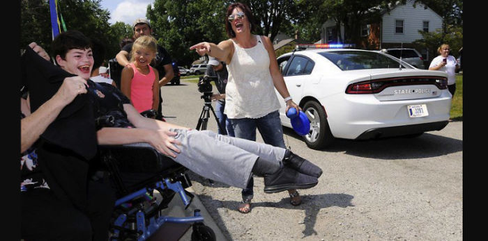 Gang Of Bikers Show Up For Autistic Man’s Birthday Going Viral