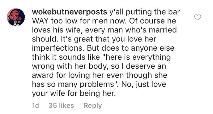 This Guy Has An Opinion On His Wife's Looks And The Internet Can't Decide If He Is A Jackass.