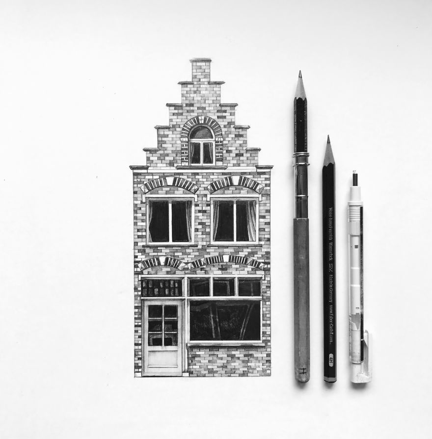This Is How I Create My Architectural Pencil Drawings.