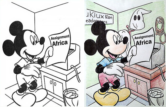 This Is What Happens When Adults Color Drawings For Children