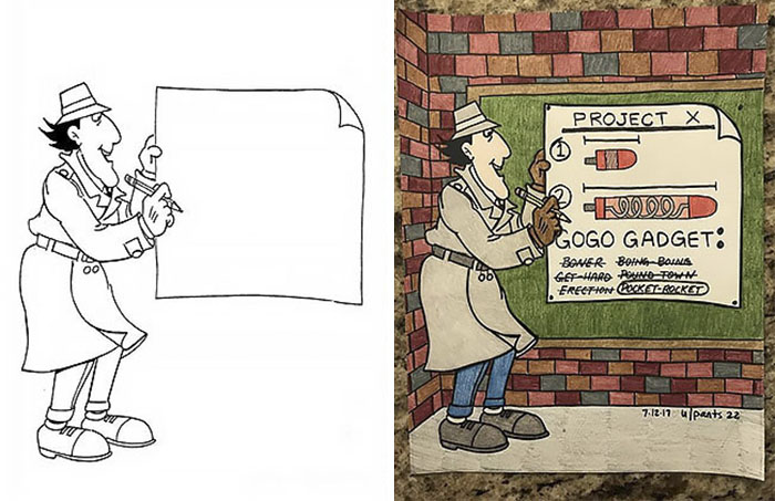 This Is What Happens When Adults Color Drawings For Children