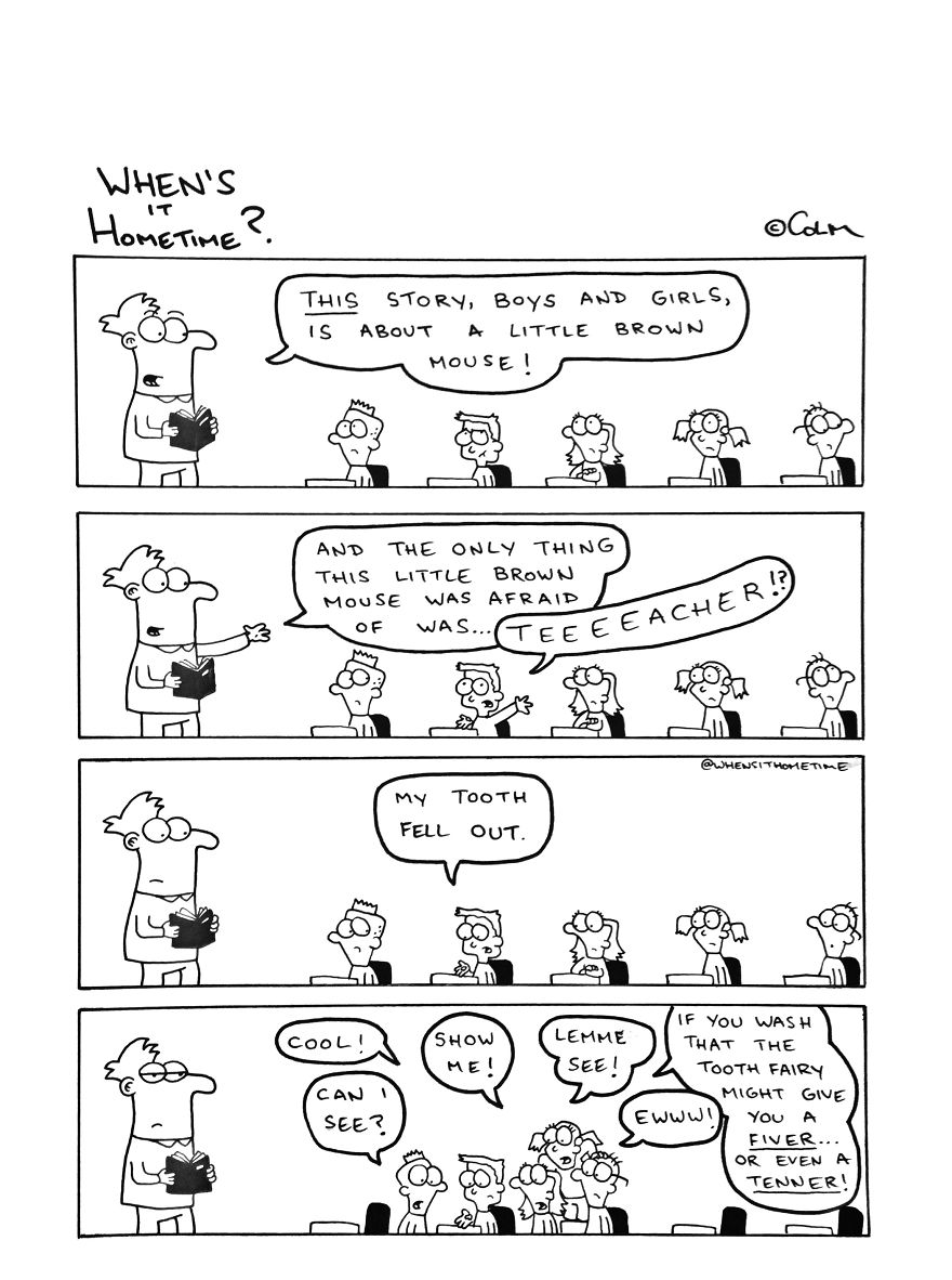 A Primary School Teacher Draws His Teaching Experience In Hilarious Comics!