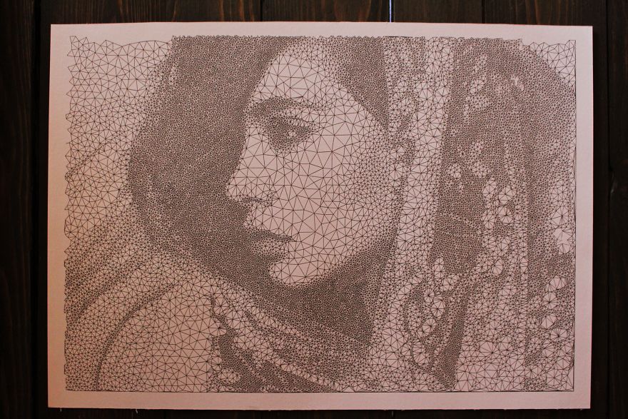 I Programmed A Pen Plotter To Draw Portraits With Circles And Triangles I Programmed A Pen Plotter To Draw Portraits With Circles And Triangles