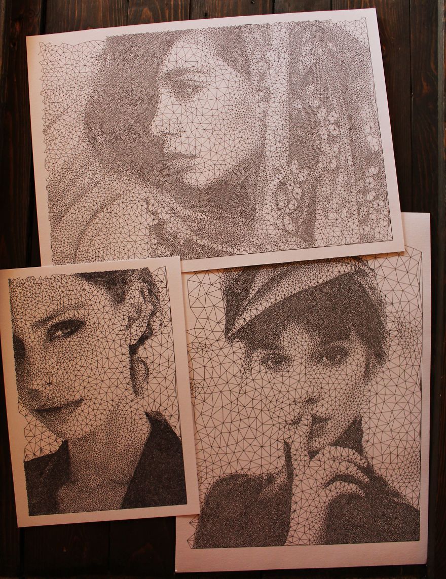 I Programmed A Pen Plotter To Draw Portraits With Circles And Triangles I Programmed A Pen Plotter To Draw Portraits With Circles And Triangles