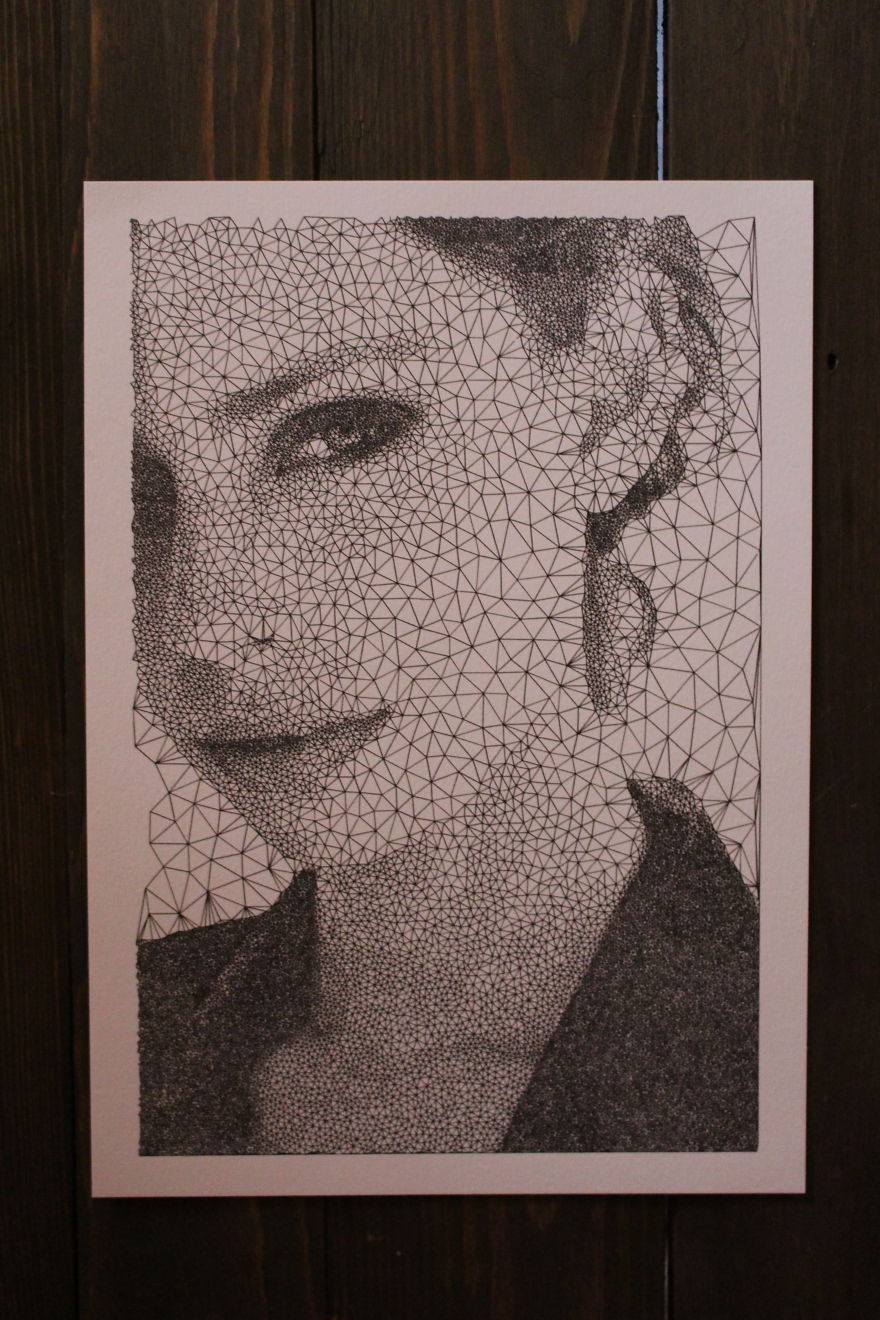 I Programmed A Pen Plotter To Draw Portraits With Circles And Triangles I Programmed A Pen Plotter To Draw Portraits With Circles And Triangles