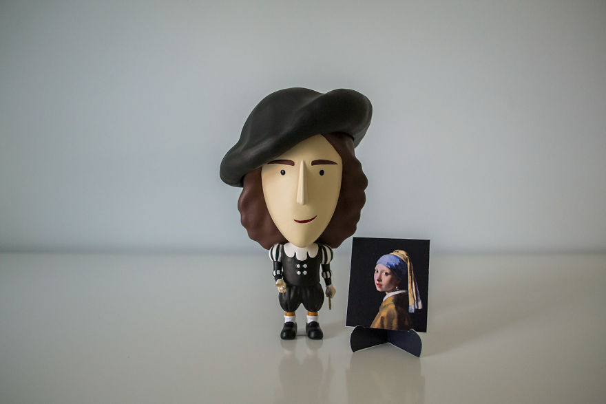 Da Vinci, Vermeer And Rembrandt Turned Into Charming Action Figures Da Vinci, Vermeer And Rembrandt Turned Into Charming Action Figures