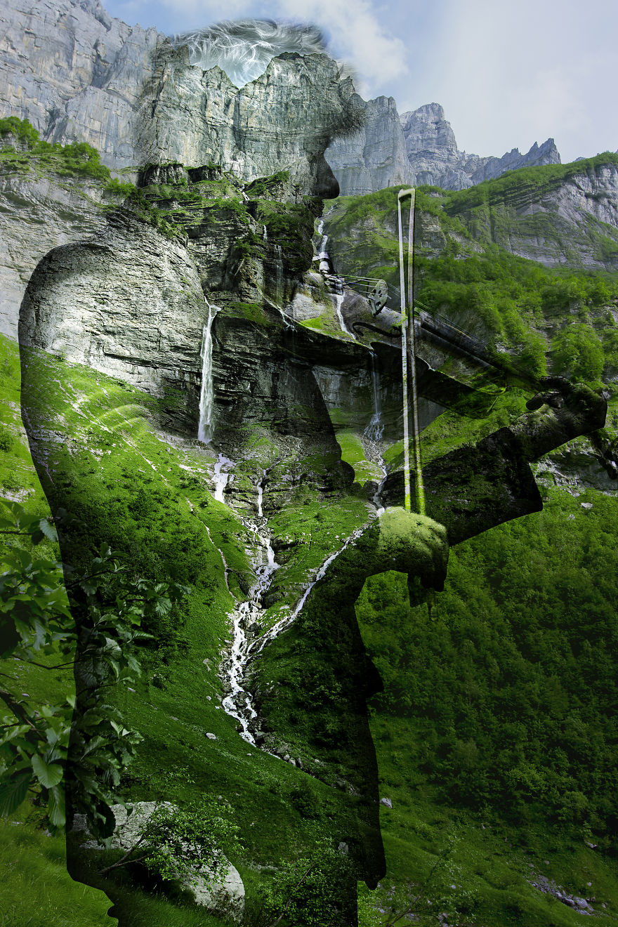 I Merged Two Pictures Together To Recreate Sounds With The Aim Of Showing What The World Could Look Like If People Were All Synesthetes