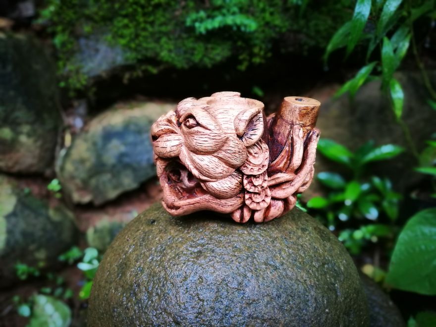 I Create Wooden Pipes