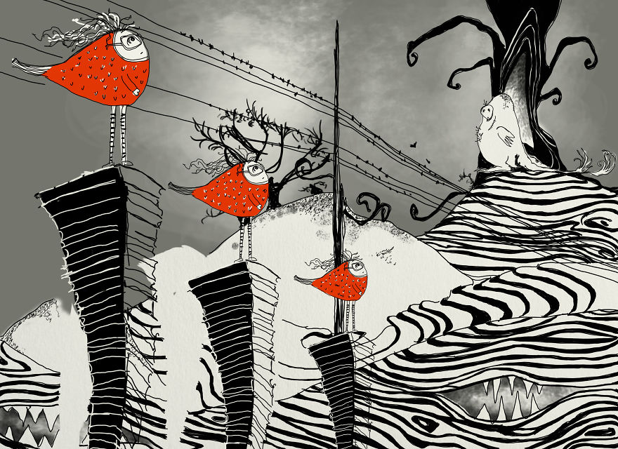 I Document The Progression Of My Rare Disease In Heartbreaking Illustrations I Document The Progression Of My Rare Disease In Heartbreaking Illustrations