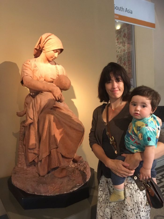 Museum Asks Breastfeeding Mom To Cover Her Nipple, And Now They Wish They Hadn't Museum Asks Breastfeeding Mom To Cover Her Nipple, And Now They Wish They Hadn't