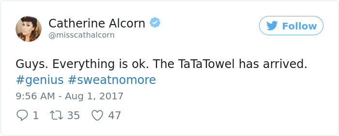 Ta-Ta Towels For Boobs Are A Thing Now, And It's A Woman's Dream Come True Ta-Ta Towels For Boobs Are A Thing Now, And It's A Woman's Dream Come True