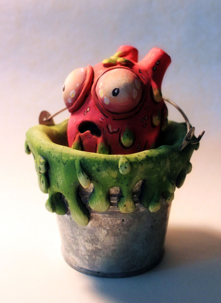 My Girlfriend Sculpted These Little Creatures To Help Cope With Worrisome Health Issues