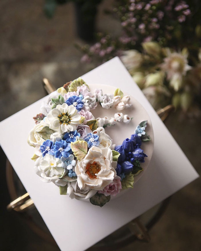 Buttercream Flower Cakes