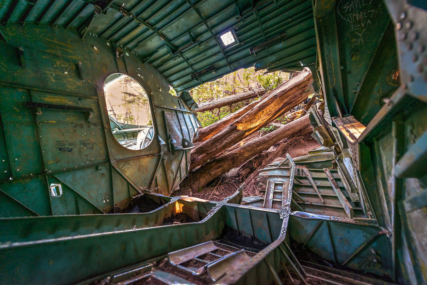 World War 2 Bomber Crash Site On Vancouver Island, Canada