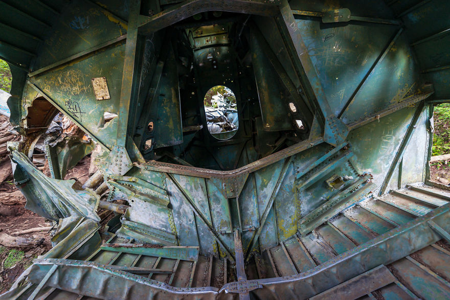 World War 2 Bomber Crash Site On Vancouver Island, Canada