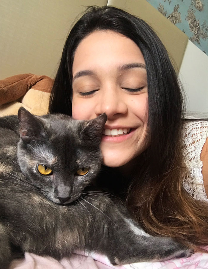 Human Buys His Master Tiny Hammock So They Could Chill Together, Cat Approves It